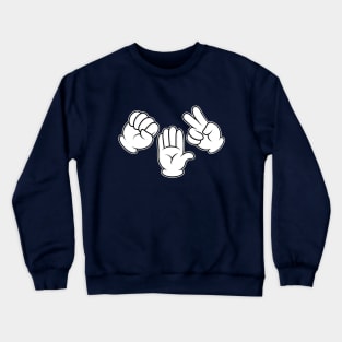 Rock, Paper, Scissors Crewneck Sweatshirt